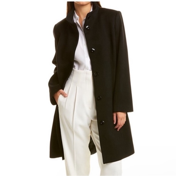 Sofia Cashmere Funnel Neck Coat - Picture 9 of 9